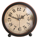 Reloj Despertador Retro Vintage Analógico Silencioso, Sin