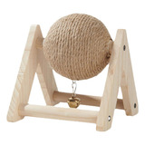 Rabbit Sisal Bunny Scratcher Con Bola Resistente Al Desgaste