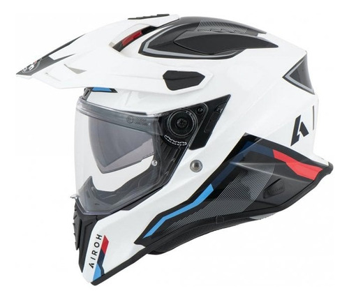 Casco Integral Airoh Commander Full Blanco Brillante Bamp