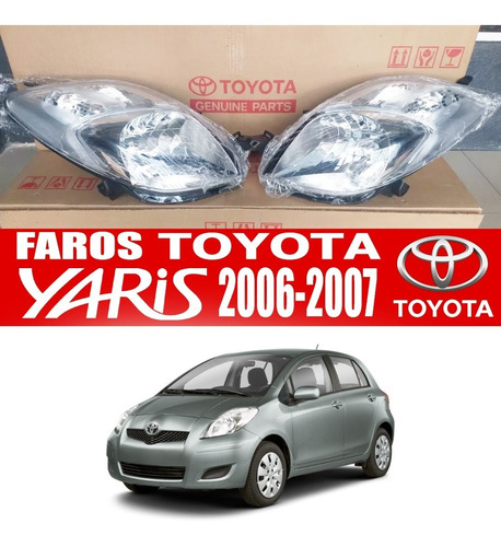 Faro  Toyota Yaris Sport 2006 2007 2008   Foto 6