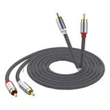 Cable Audio Rca Cobre Alta Calidad 2 Rca A 2 Rca 5m