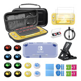 Kit De Accesorios Con Estuche Para Nintendo Switch Lite Mult