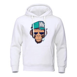 Blusa Moletom Premium Macaco The Boss De Frio Tecido Quente