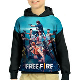 Blusa Moletom Full Free Fire Personagens Game Jogo Style