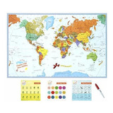 Mapa Feliz Del Mundo | Aprendizaje Global Con Mapa Mundial