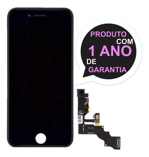 Frontal Para iPhone 6 Plus A1522 A1524 Display Lcd + Câmera!