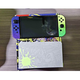 Nintendo Switch Oled Splatoon 64 Gb Preguntarr Abajoo 