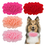 Catcan 4 Piezas De Accesorios Para Collar De Flores De Perro