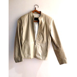 Campera De Cuero Vintage Talle Small