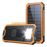 Power-bank-solar-charger - Banco De Energía Solar De 36000