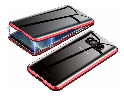 Funda Magnetica 360° Para Samsung Galaxy S8 (roja)