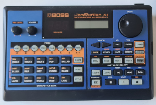 Boss Jamstation Js-5 Maquina Caja De Ritmos Acompaña Musical