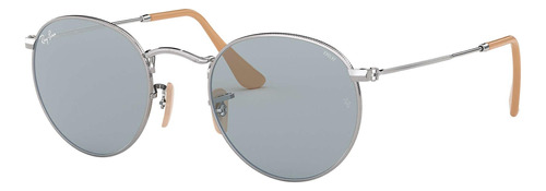 Ray Ban Rb3447 9065i5 Round Metal Evolve Plateado