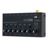 Mini Stereo Audio Mixer 6 Canais  Teclado - Guitarra - Baixo