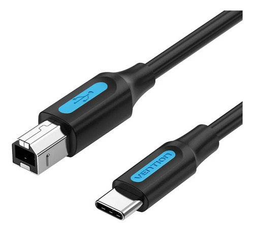 Cabo Usb C Impressora Usb B 2.0 Macbook Pc Dell 2m Vention