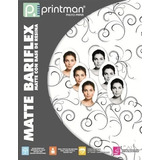 Papel Printman 8.5x11 Mate Bariflex 100h 10mils/240grs