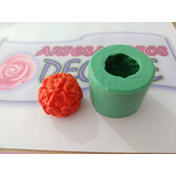 Forma Molde Silicone Sabonete - Provence Esfera De Rosas Peq