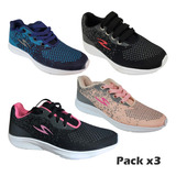 Zapatillas Economicas Mujer - Directo De Fabrica Pack X 3