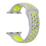 Pulso Nike Watch 38mm 40mm Silicona Gris Amarillo