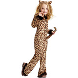 Fun World Bonito Disfraz De Leopardo Para Niños, Multicolor,