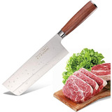 Cuchillo Mannyga Nakiri Cuchillo De Chef Japonés De 7 Pulga