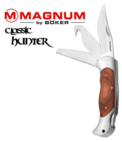 Navaja Boker Magnum Classic Hunter 3 Hojas Multi Uso