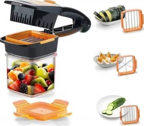 Nicer Dicer Quick Cortador De Verduras Y Frutas 5 En 1.