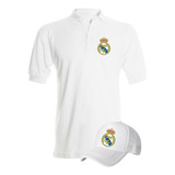 Camiseta Tipo Polo Real Madrid Obsequio Gorra