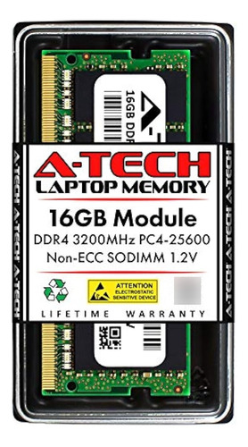 A-tech 16gb Ddr4 3200 Mhz Sodimm Pc4-25600 (pc4-3200aa) Cl22