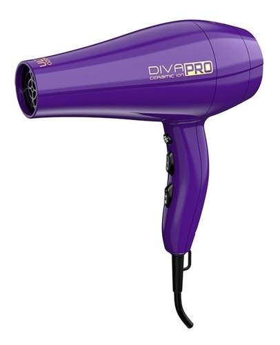 Secador De Pelo Gama Italy Salón Pro Diva 4d Therapy Violeta