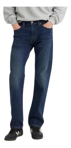 Calça Levis Azul Jeans Masculino Corte 505 Azul Tradicional