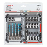 Set Mecha Multiconstruccion Enc 1/4 +puntas Bosch Impact 35p