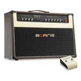 Amplificador Borne Evidence 100 Transistor Para Guitarra De 100w Cor Marrom/dourado 110v/220v