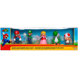 Figuras Súper Mario Bros  Amigos Peach, Yoshi, Luigi Y Toad