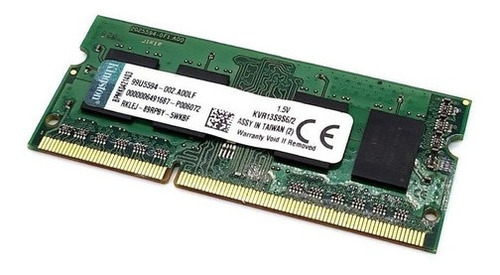 Memoria Ram Valueram 2gb 1 Kingston Kvr13s9s6/2