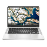 Laptop  Hp Chromebook 14a-na0031wm Mineral Silver 14 , Intel Pentium Silver N5000  4gb De Ram 64gb Ssd, Intel Uhd Graphics 605 1366x768px Google Chrome