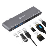 Hub Adaptador 7 Em 2 Usb-c 3.1 Hdmi 4k Thunderbolt Macbook