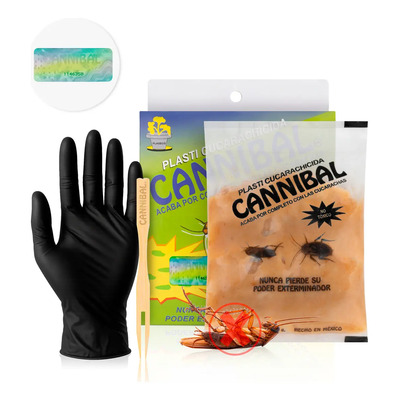 Veneno Cannibal® Ecológico Cucarachas 80g Reacción Cadena No Tóxico Hogar | Meses sin interés