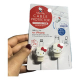 Protector Para Cable  Hello Kitty Celular Usb Doble 