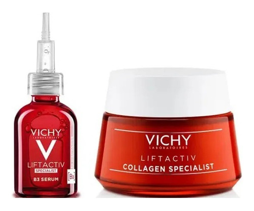 Combo Vichy Liftactiv Serum B3 + Crema Collagen Specialist