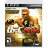 Ufc Undisputed 2010 - Mídia Física Ps3