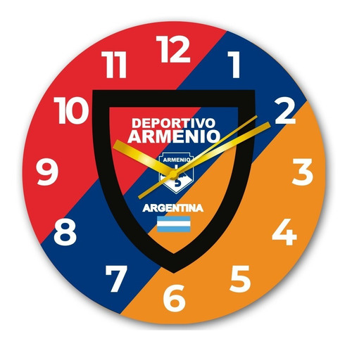 Reloj De Pared De Club Deportivo Armenio