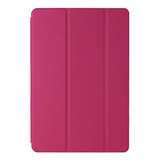 Capa Smart Para Tablet Galaxy Tab A8 (2019) T290 / T295 Cor Rosa Escuro