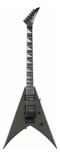 Guitarra Elétrica Jackson Js Series King V Js32 De  Choupo Matte Army Drab Brilhante Com Diapasão De Amaranto