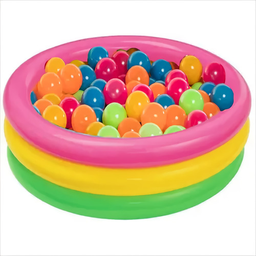 Pack Piscina De 60cm Para Bebés + 25 Pelotas