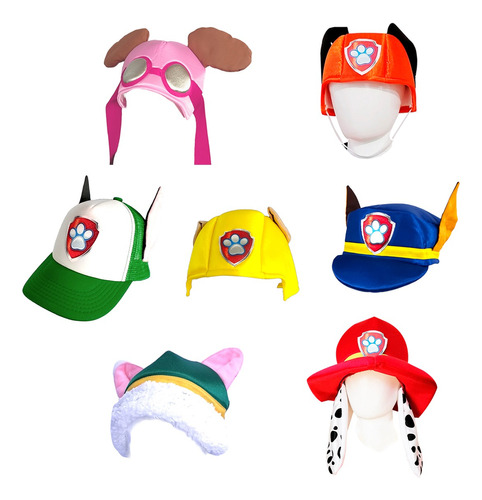 Gorros Compatibles Con Patrulla Paw Everest Rubble Skye Chase Marshall Patrol