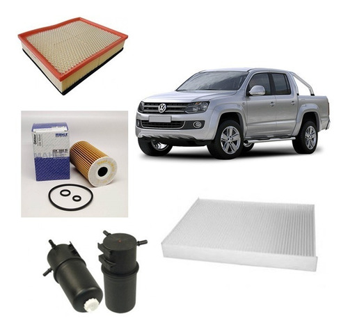 Kit Filtros Mahle Amarok (2010/2015) 