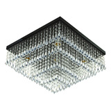 Lustre De Cristal Acrilico Dreamcrillic 40x40 Preto