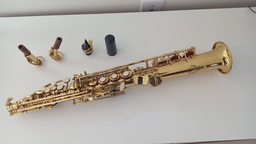 Saxofone Soprano Reto Eagle Sp502 Com Case Laqueado