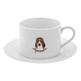 Taza Y Plato Desayuno Te Café Casco Piloto Cod A180